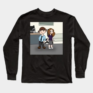 Jim and Pam Long Sleeve T-Shirt